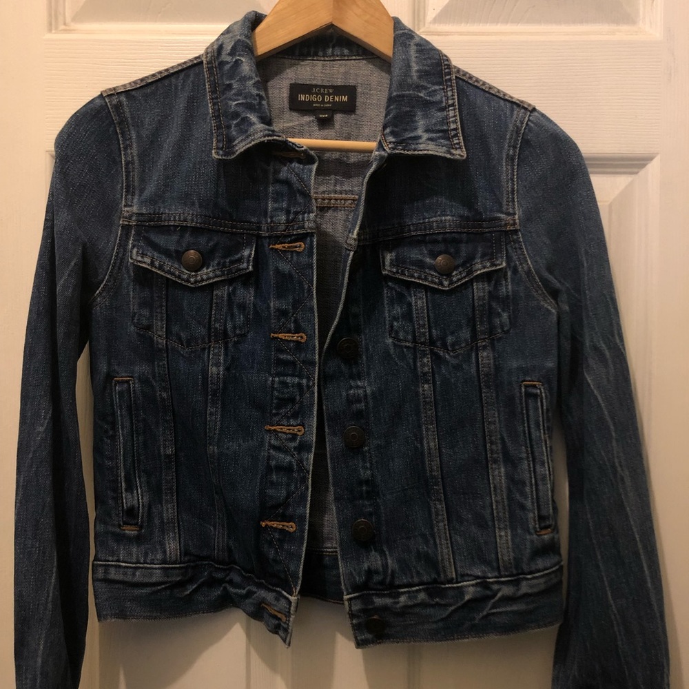 J. Crew Fitted Denim Jacket